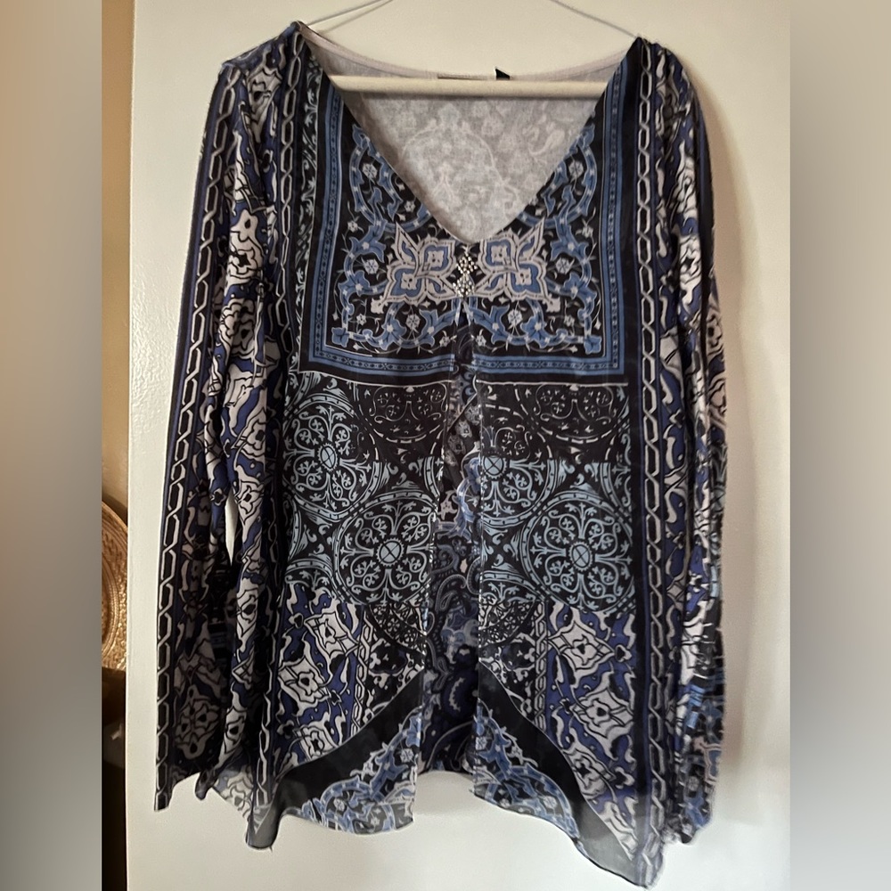 Womens Apt 9 blouse Size 0X
